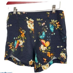 Anthropologie Farm Rio Butterfly 🦋 Shorts Sz M